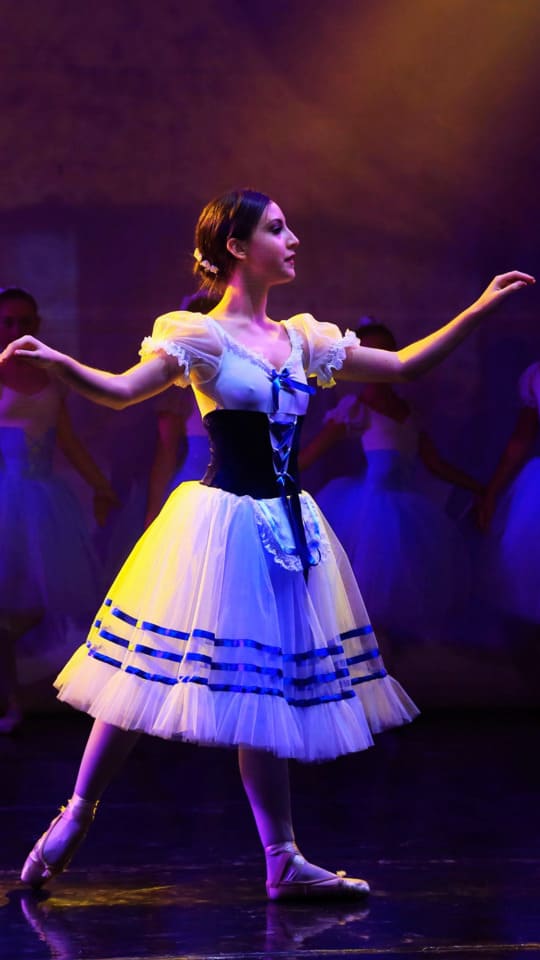 Laura Tutolo durante l'intervista per Studio 3 Ballet