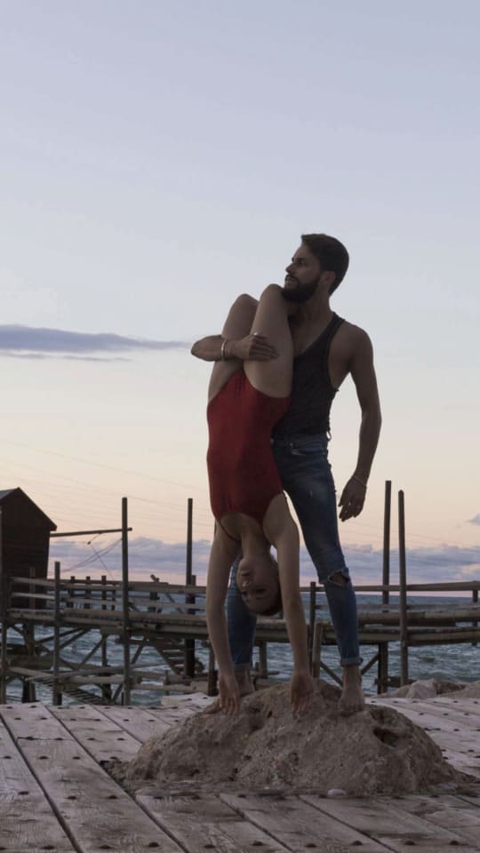 Luca Braccia durante l'intervista per Studio 3 Ballet